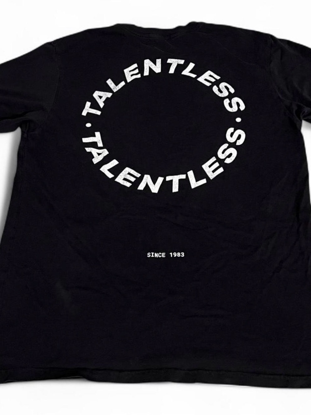 Circle‎ logo tee shirt from talentless black unisex